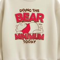 thumbnail image 2 of Winnie the Pooh - Bear Minimum Today - Women's Oversized Fleece Crew Sweatshirt, 2 of 4
