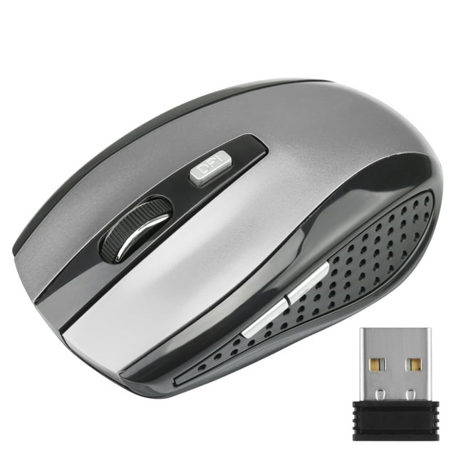 Wireless Mouse 3 Adjustable DPI Wireless Mouse 2.4G Wireless Gaming Mice Cordless Optical Game Mice 6 Buttons Laptop Notebook Mouse