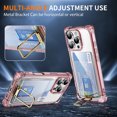 thumbnail image 3 of Acrylic Transparent Case With Bracket And Card Slot For Iphone 15 Series,iPhone 15 Pro Max, 3 of 5