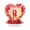 F, variant on (Clearance) BNNG Valentines Day Decor Gnome Heart Sign Acrylic Valentine Block table Decor Centerpiece Angel Love Birds Sweeter Sign for Home Mantel Indoor Tabletop Shelf Desk Decoration