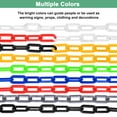 thumbnail image 7 of Uxcell Plastic Barriers Chain, 10Ft Length Gray Plastic Waterproof Safety Chain Link with S-Shaped Buckle Caution Barriers Link, 7 of 7