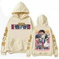 thumbnail image 4 of TIANCHU Akaza Manga Graphic Hoodie - Unisex Fleece Long Sleeve Streetwear,S,pink, 4 of 7