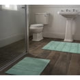 thumbnail image 2 of Garland Rug Essence Washable Nylon Bath Rug Set, 2 Piece Set (17"x24" Bath Rug, & 21"x34" Bath Rug) Sea Foam, 2 of 6