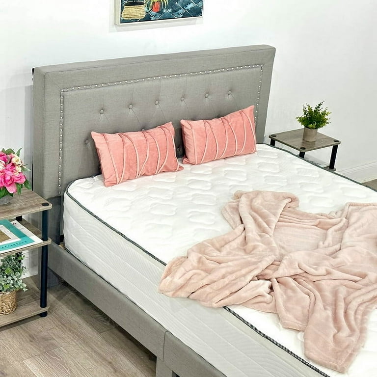 Short Full Size Mattress 12 Inch Cool Memory Foam Spring Hybrid Mattress with Breathable Cover Comfort Euro Top Rolled in a Box Oliver