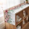 thumbnail image 6 of Table Runners 70 Inches Long Dress Scarves, Watercolor Roses Farmhouse Coffee/Dining/Kitchen Table Decor, Holiday Table Runner, Spring Flowers Leaves Butterflies Botanical 13x70 Inch, 6 of 9