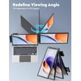 thumbnail image 4 of Laptop Screen Extender,14" FHD 1080P IPS Dual Screen,Attachment Screen Extended Extra Screen, Portable Monitor for Laptops 14-16" with USB-C/HDMI Por, 4 of 7