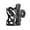 Black, variant on KQJQS Mountain Bike Water Bottle Holder - Durable Holder for Electric Bikes, Motorcycles and Cycling Enthusiasts
