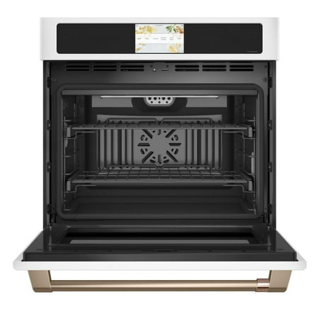 Café - 30" Built-In Single Electric Convection Wall Oven with True European Convection and In-Oven Camera, Customizable - Matte White