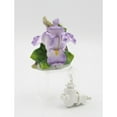 thumbnail image 4 of Ceramic Iris Flower Nightlight 4x4x6 Vintage  Nature, 4 of 5