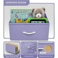 thumbnail image 2 of Sorbus 2 Drawers Nightstand Chest End-Table- Purple, 2 of 5