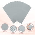 thumbnail image 3 of 100 Pcs Servilletas Desechables con Sensación de Lino y Bolsillos para Cubiertos Incorporados, Servilletas de Papel para Cuchillo y Tenedor Gris Claro, 3 of 6
