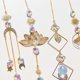 thumbnail image 4 of Campanas De Viento 6pcs Crystal Light Catcher Lotus Moon Sun Prisms Colgante para el dormitorio del hogar (A), 4 of 8
