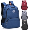thumbnail image 2 of FUZHIQ Solid Color School Backpack for Ages 3rd 4th 5th 6th Grade Multi Compartment Top Handle Bookbag Middle School Students, 2 of 8