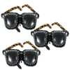 FRCOLOR 3Pcs Inflatable Sunglasses Balloons 90s Party Decorations Supplies Party Props