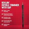 thumbnail image 3 of Revlon Cuticle Trimmer With Cap, Cuticle Remover Tool, Nail Care, High Precision V-Tip Blade (Pack Of 1), 3 of 3