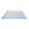 thumbnail image 2 of Ahgly Company Machine Washable Indoor Rectangle Solid Blue Modern Area Rugs, 4' x 6', 2 of 4