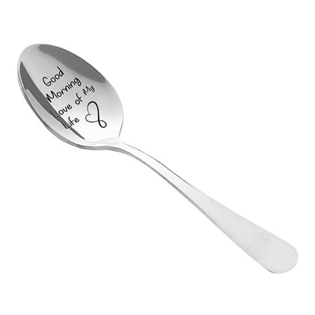 

YUEHAO Kitchen Gadgets Coffee Present And Engraved Spoon Boyfriend Spoons Girlfriend Wonderful Couple For Lover With Engraving Tableware Kitchen，Dining & Bar Tableware F