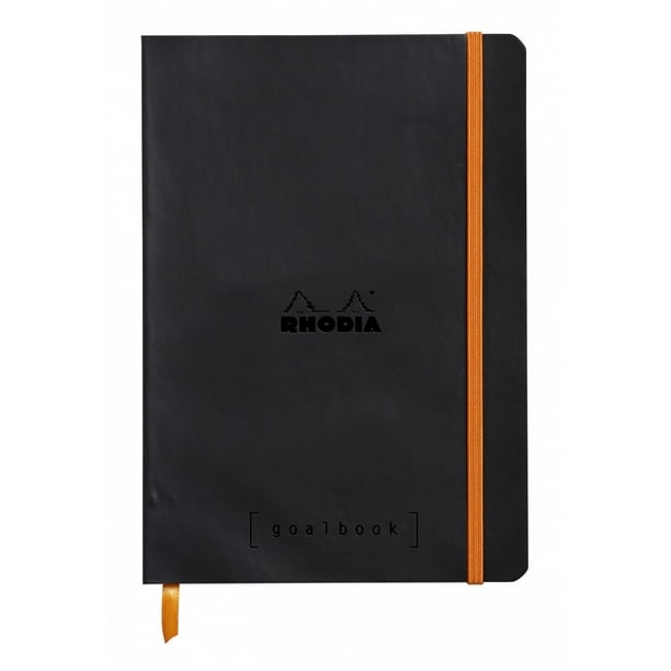 Rhodia Goalbook 6 X 8 1 4 A5 Black Cover Bullet Journal Hardcover Walmart Com Rhodia Goalbook 6 X 8 1 4 A5 Black Cover Bullet Journal Hardcover Walmart Com