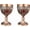 Red Ancient, variant on 2Pcs Vintage Medieval Goblet Drinking Glass Drink Cup Metal Wine Glass Party Supplies For Collection Decoration