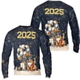 thumbnail image 3 of Happy New Year Boxer Welcome 2025 Balloon Firework Party All Over Print 3D Sweatshirt Unisex Merch Boxers Dog Lover Gifts Idea - 01014, 3 of 6
