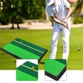 thumbnail image 1 of Ethern Golf Hitting Mat Anti Slip Two Color Turf Golf Accessories for Practice Chipping Yellow Line, 1 of 9
