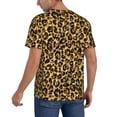 thumbnail image 2 of KLL Gold Glitter Leopard for Men's Baseball Shirts,Short Sleeve Casual Shirts Button Down Shirt for Men Beach Summer Wedding Shirt-X-Large, 2 of 7