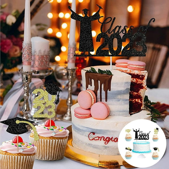 Graduation Cake Topper Graduation Class Of 2023 Senior Graduate Cake Decoration Pie Decoration Plug In Photo Props Plug In