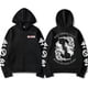 thumbnail image 4 of Sudadera con capucha de banda de Rock Bad Omens Cult matned and Born Again para hombre y mujer, chaqueta gótica con cremallera, estampado de doble cara, Punk Vintage, 4 of 5