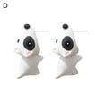 thumbnail image 2 of Anvazise 1 Pair Cute Ear Studs Easy Carry Metal 3D Animal Shape Piercing Earrings for Daily style D, 2 of 13