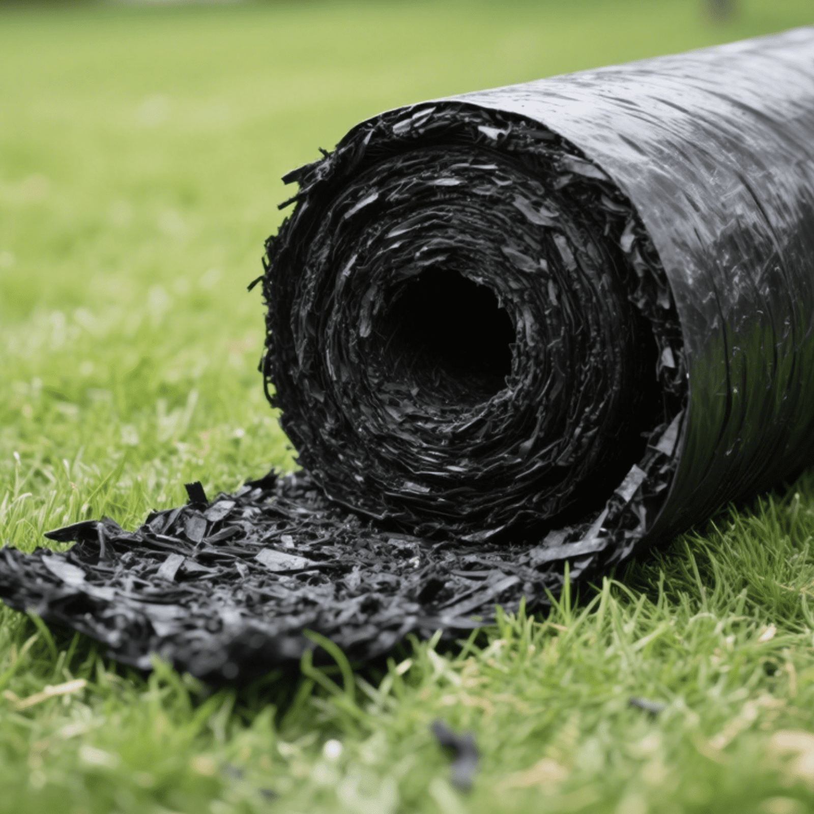 BESEA 6ft x 2ft Recycled Rubber Mulch Mat, Narrow Rubber Garden Strip for Landscaping, Tree Rings, Pathway Edging, Weed Barrier, Eco-Friendly Ground Cover, Easy to Cut & Install