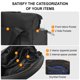 thumbnail image 2 of Minibolsa de gimnasio TRIOBASE para mujer impermeable (negra), 2 of 7
