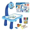 thumbnail image 1 of Kids Projector Drawing Board Kit, Art Set Toy for Girls Ages 5-12, Educational Drawing Toy with Pattern Projection Lamp, Creative Arts And Crafts Table for Developing Drawing Skills, 1 Writing Board, 1 of 9
