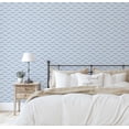 thumbnail image 5 of S4Sassy Peel & Stick Textured Vinyl Wallpaper, Urban Chic Geometric Zigzag Print Contact Paper Waterproof - Blue, 25"x60", Removable Modern Wall Covering for Home Decor in Bedrooms & Living Areas, 5 of 9