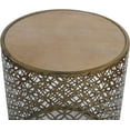 thumbnail image 3 of Decor Therapy Metal Geometric Outdoor Accent Table, 3 of 4