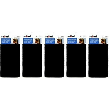Scunci Effortless Beauty Large No-damage Elastics, 4 MM (150 pieces)