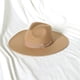 thumbnail image 1 of Classic Women's Felt Panama Hats Vintage Rancher Hat Floppy Panama Hat with Bow for Wedding Party Performance, 1 of 4