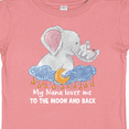 thumbnail image 4 of Inktastic My Nana Loves me to the Moon and Back Elephant Family Boys or Girls Baby T-Shirt, 4 of 5