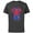 Charcoal, variant on Marvel Spider-Man: Across the Spider-Verse 2099 Symbol Icon - Short Sleeve Cotton T-Shirt for Adults - Customized-Black