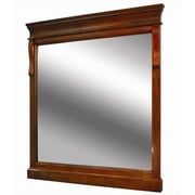 Foremost Group NACM3032 30 inch x 2 inch x 32 inch Naples Mirror in Warm Cinnamon