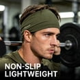 thumbnail image 6 of 3PCS Sports Headbands for Men and Women - Wide Moisture Wicking Sweatbands for Fitness, Running, Hiking, Cycling, Yoga, Basketball, 6 of 8