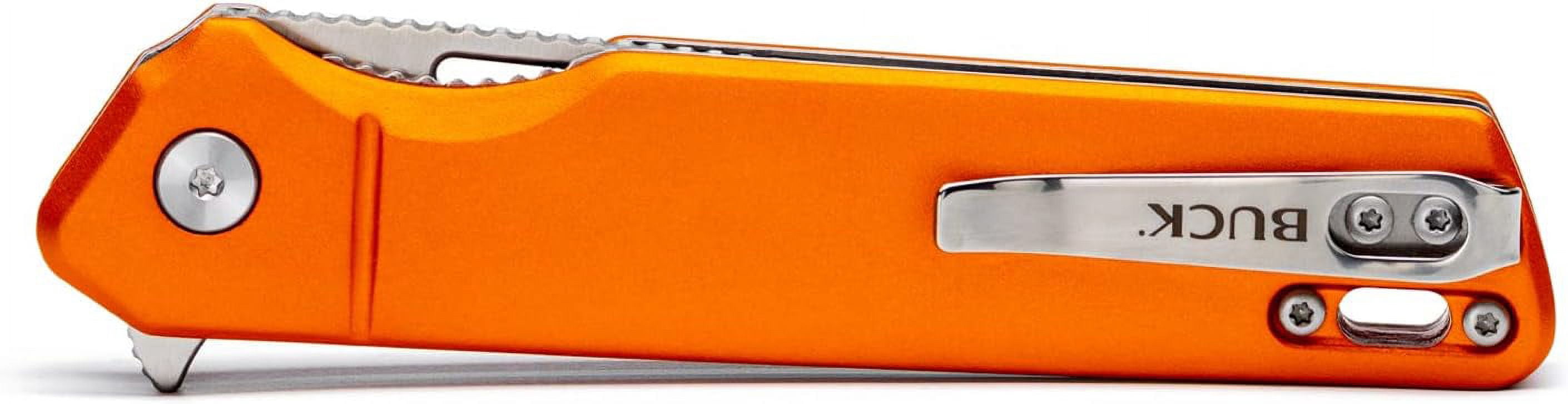 Buck Knives 239 Infusion Folding EDC Knife, 3-1/5” Pocket Knife Blade, Orange, 2.82 oz