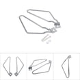 thumbnail image 3 of Motorcycle Saddlebags Bracket, Easy To Install Durable Convenient Solid Iron Material Saddle Bags Bracket  For Motorcycle For Autocycle, 3 of 5