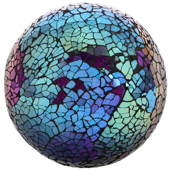 LOLIPPYY Sphere Decorative Ball Mosaic Ball Multi Colored Home Decor for Garden Ornaments 1 Set