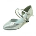 thumbnail image 1 of XIHAHA, nuevos zapatos de baile latino para mujer y niña, zapatos de salón de Tango, cómodos zapatos de baile de barra con tiras, zapatos suaves de moda para mujer, 1 of 5