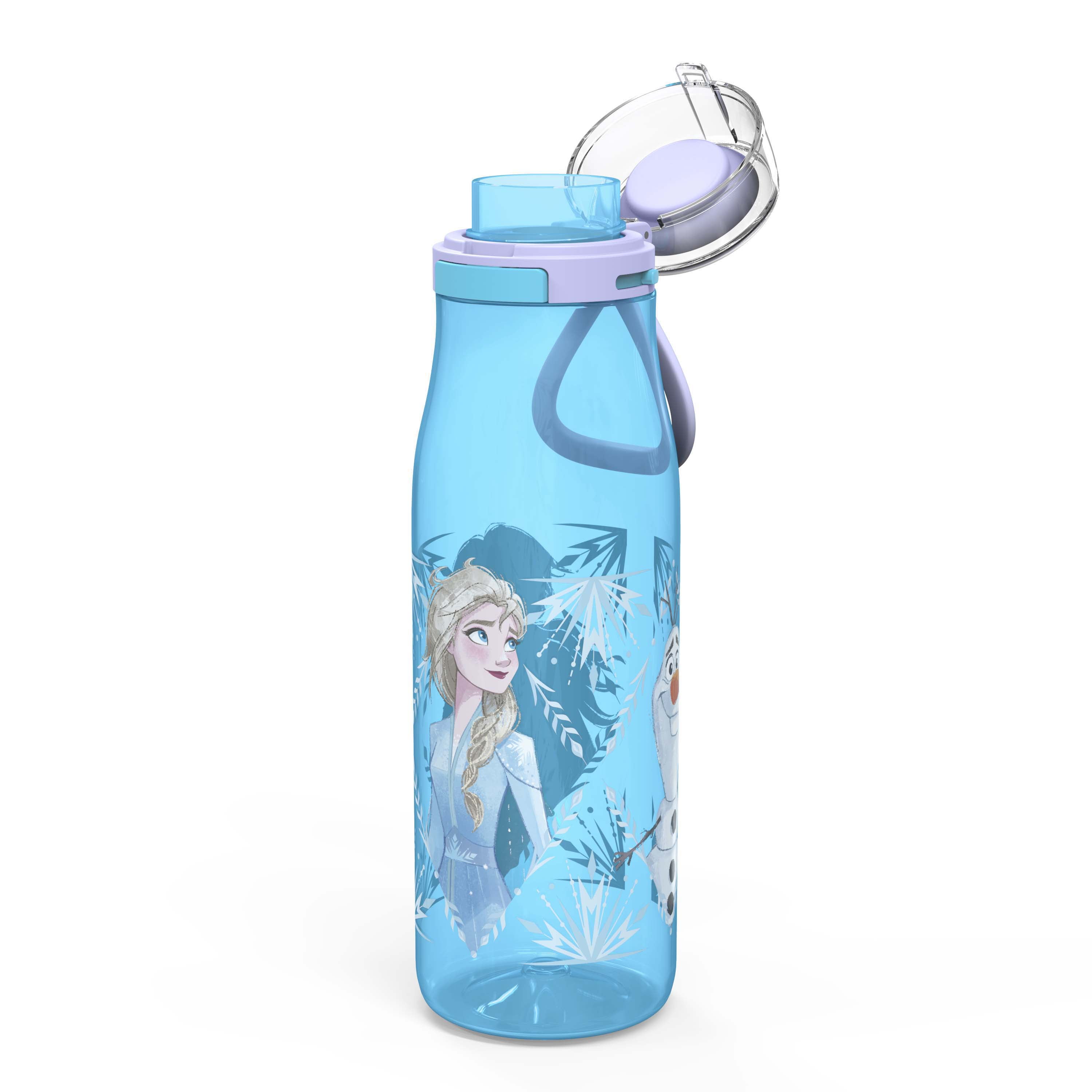 ZAK DESIGNS] Anna and Elsa Reusable Large Water Bottle for Kids - 25 oz