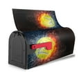 thumbnail image 6 of Picia Tennis Ball On Fire And Water Magnetic Mailbox Cover Standard Size-25.5x21 in, 6 of 9