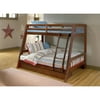Hillsdale Furniture Rockdale Twin over Full Bunk Bed with Storage Drawer, Cherry