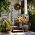 thumbnail image 4 of Garden Flags, Dragonfly Garden Flag, Stained Glass Style Dragonfly Floral Flag Double-Sided Flags for Farmhouse Yard Outdoor Decoration-12 x 18inch (Dragonfly2), 4 of 7