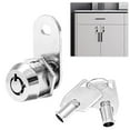 thumbnail image 3 of MYG 17mm Tubular Cam Lock Cabinet Desk Turn 2 Key Pull Keyed Alike Mailbox Drawer, 3 of 9