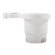 thumbnail image 1 of Camco Clamp-On Rail Mounted Cup Holder - Small for Up to 1-1/4" Rail - White, 1 of 3